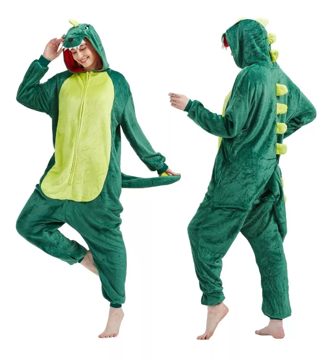 Pijama Masculino Dinossauro Kigurumi Adulto Pronta Entrega