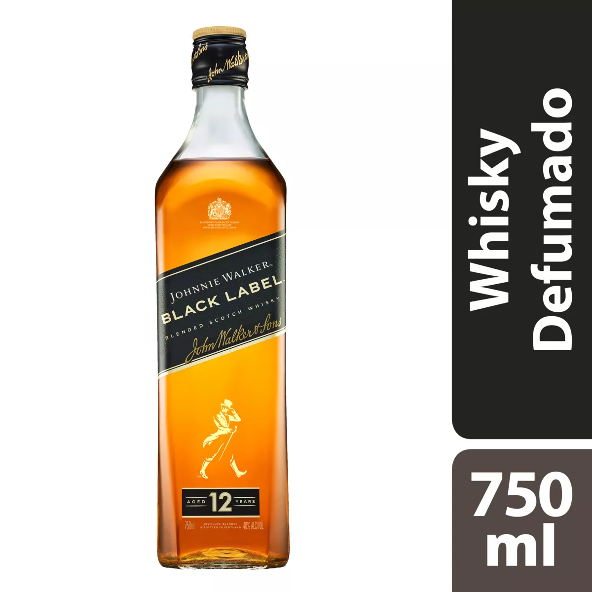 Whisky Johnnie Walker Black Label 12 Anos 750ml