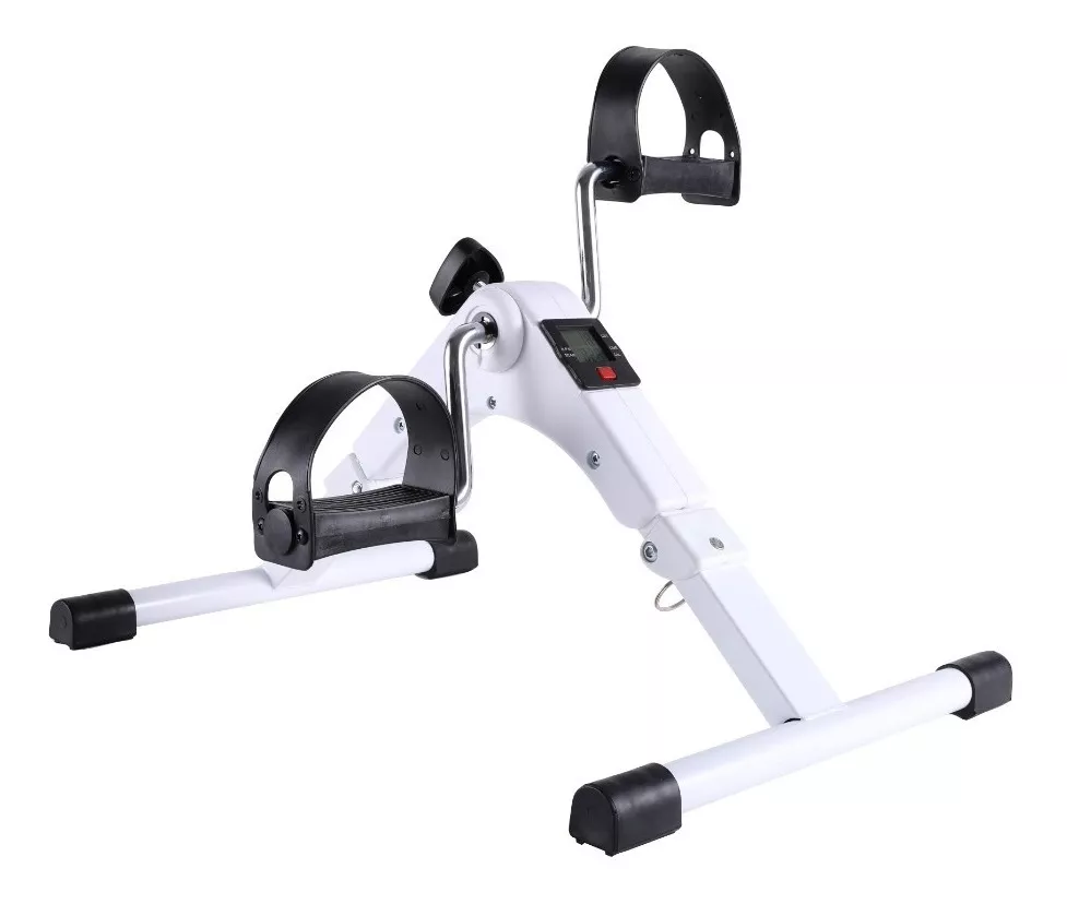 Pedalinho Mini Bicicleta Para Fisioterapia Cliclo Perna WCT Fitness (Branco)