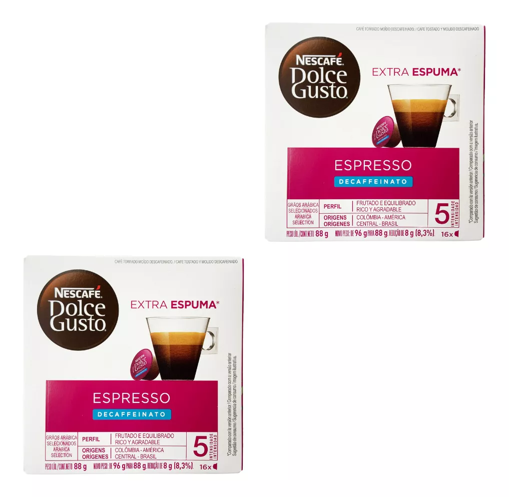 Kit 2 Caixa Espresso Descafeinado Nescafé Dolce Gusto 16