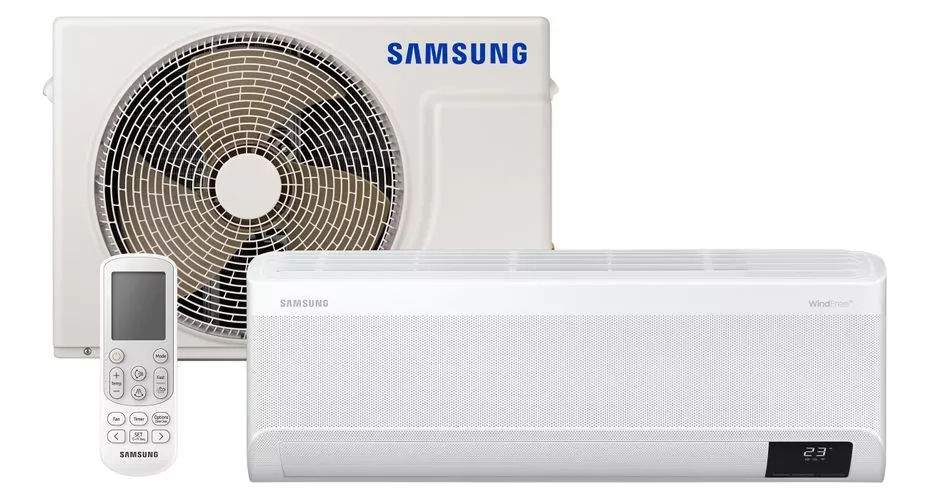 Ar Condicionado Inverter Windfree Sem Vento Connect Samsung 12000 BTUs Só Frio 220v