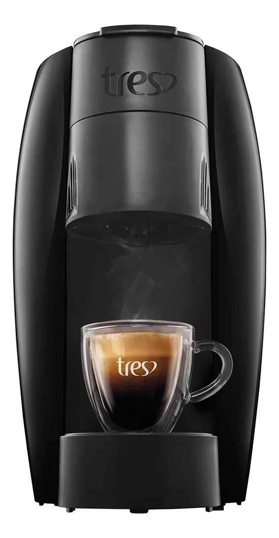 Cafeteira Três Corações Espresso Lov Preto Brilhante 220v