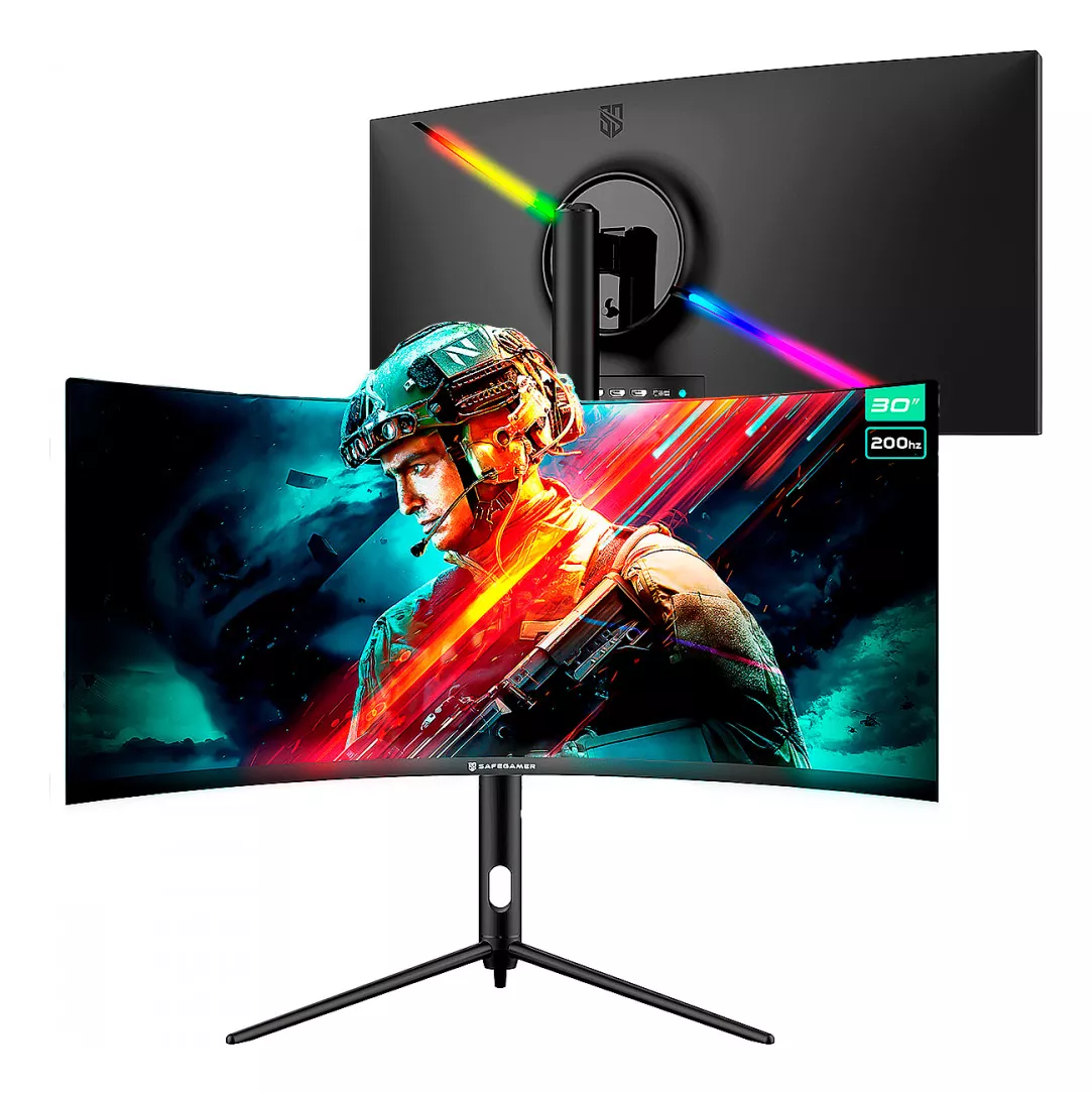 Monitor Gamer Ultrawide Safe Gamer 30 WFHD 200hz 1ms HDMI