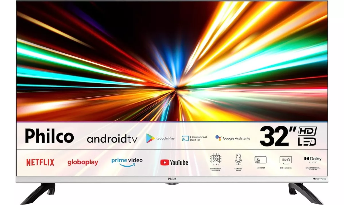 Smart Tv Philco Ptv32m8gagcmblh Led Android Tv Hd 32  110v/220v