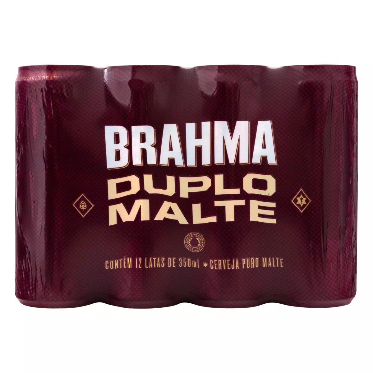 5 Packs de Cerveja Duplo Malte Lata 350ml - 12 Unidades (Total 60 Unidades)