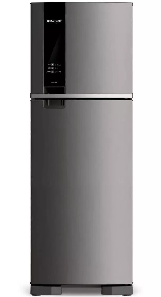 Geladeira Frost Free Brastemp Brm45 Inox Com Freezer 375l 220v