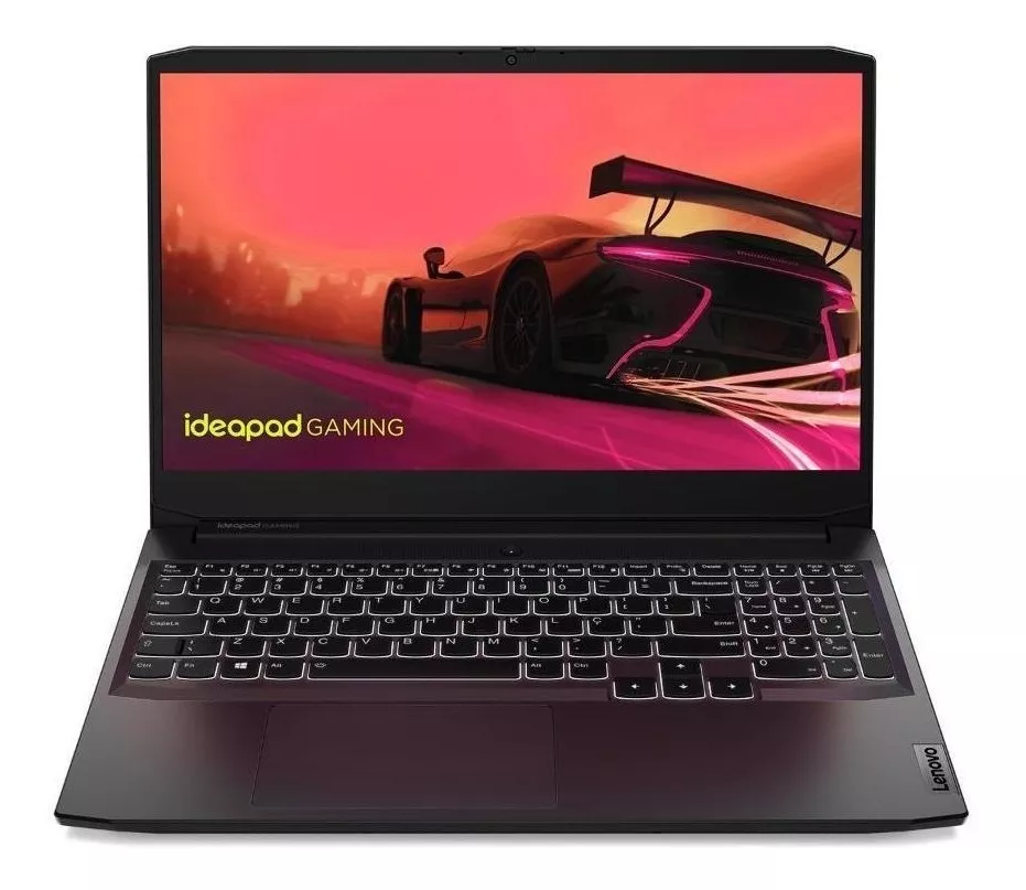 Notebook Gamer  Lenovo Ideapad 15ach6  Shadow Black 15.6 , Amd Ryzen 5 5600h  8gb De Ram 256gb Ssd, Nvidia Geforce Gtx 1650 60 Hz 1920x1080px Windows 11 Home