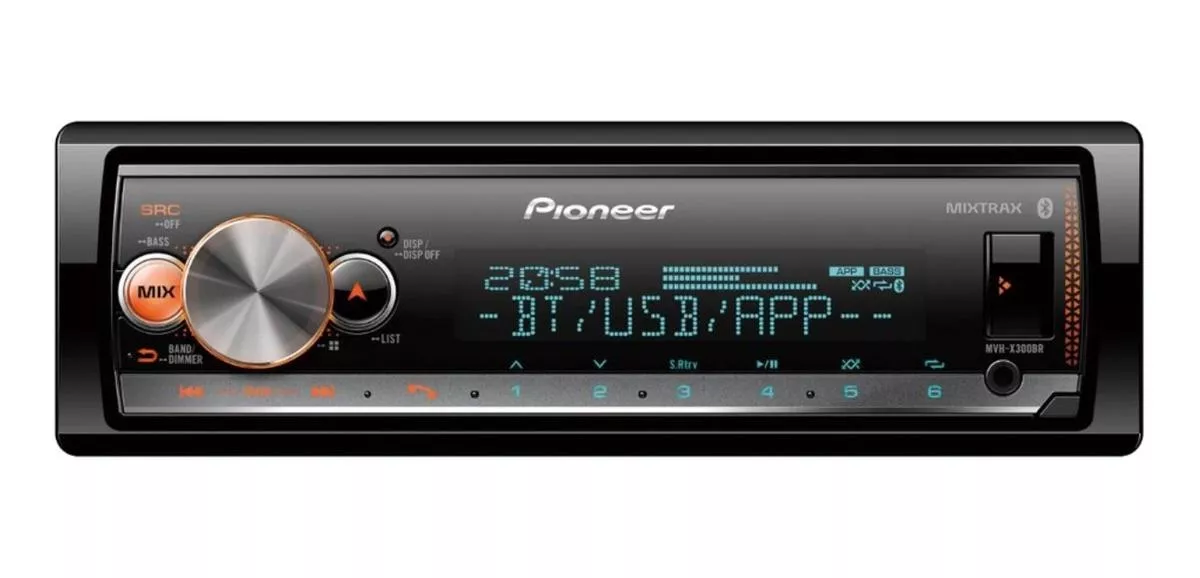 Som Automotivo Pioneer Mvh X300 Com Usb E Bluetooth