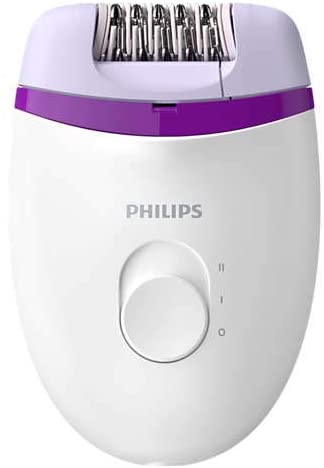 Depilador Elétrico 2 Velocidades Branco e Roxo, Bivolt - Philips