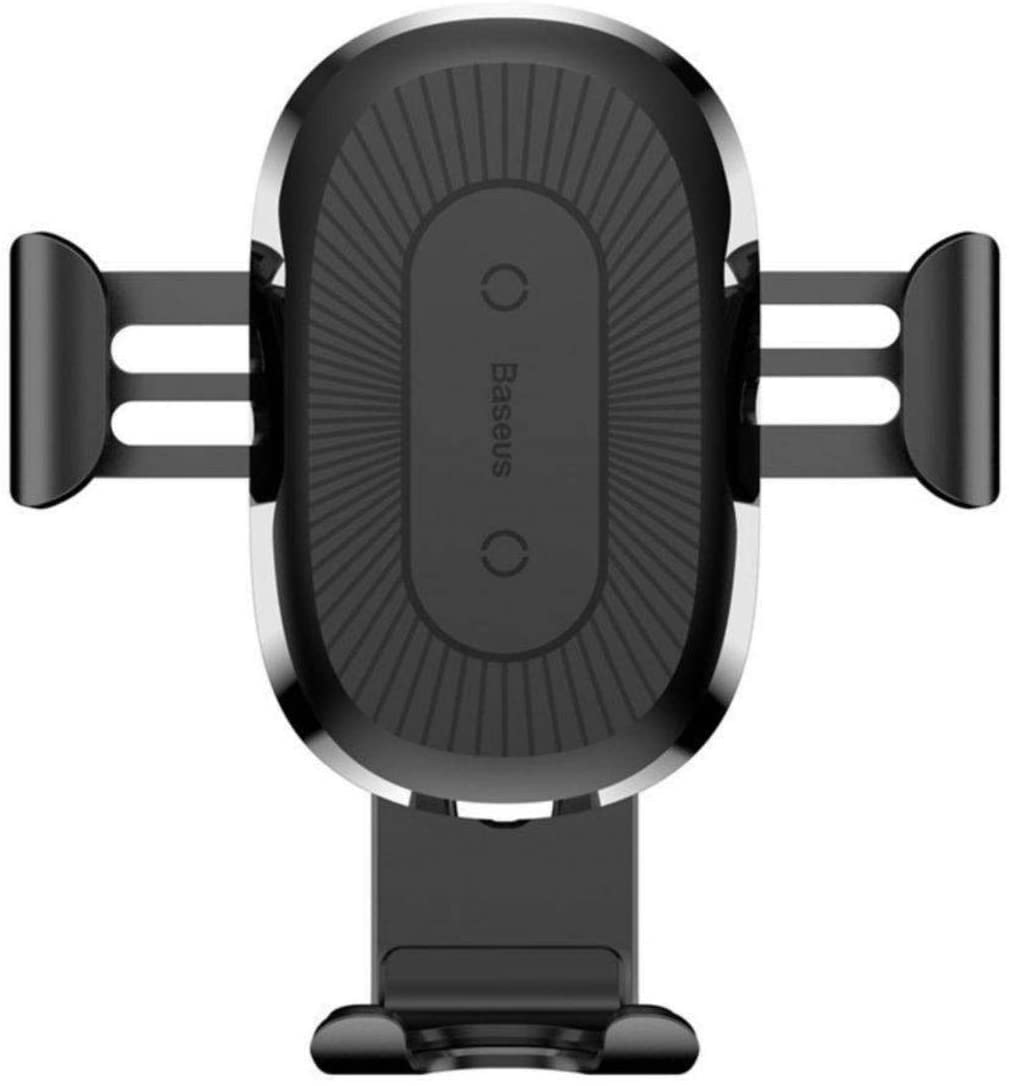 Suporte Carregador Veicular Indução Wireless 10W Fast Charger para Carro Baseus Gravity Preto Baseus WXYL-01 Preto