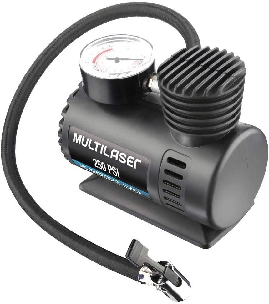  Compressor de Ar Portátil Automotivo Multilaser 250PSI 