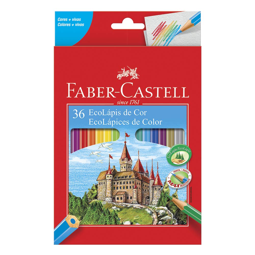 Lápis de Cor Faber-Castell Ecolápis 36 Cores