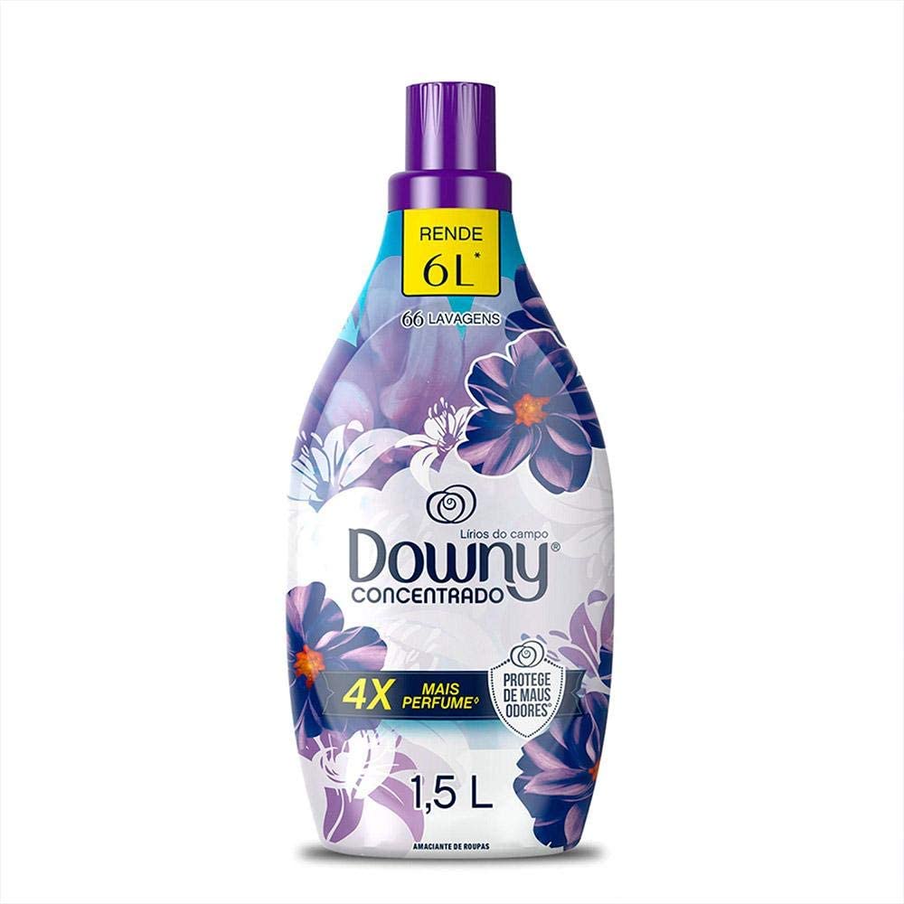 Amaciante Concentrado Downy Lírios do Campo, 1,5 L