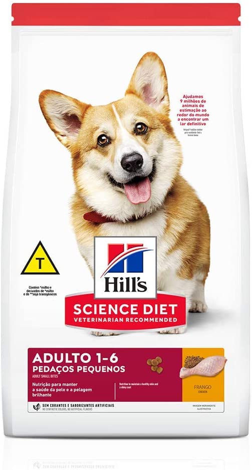 Ração Hill's Science Diet para Cães Adultos Pedaços Pequenos 800g