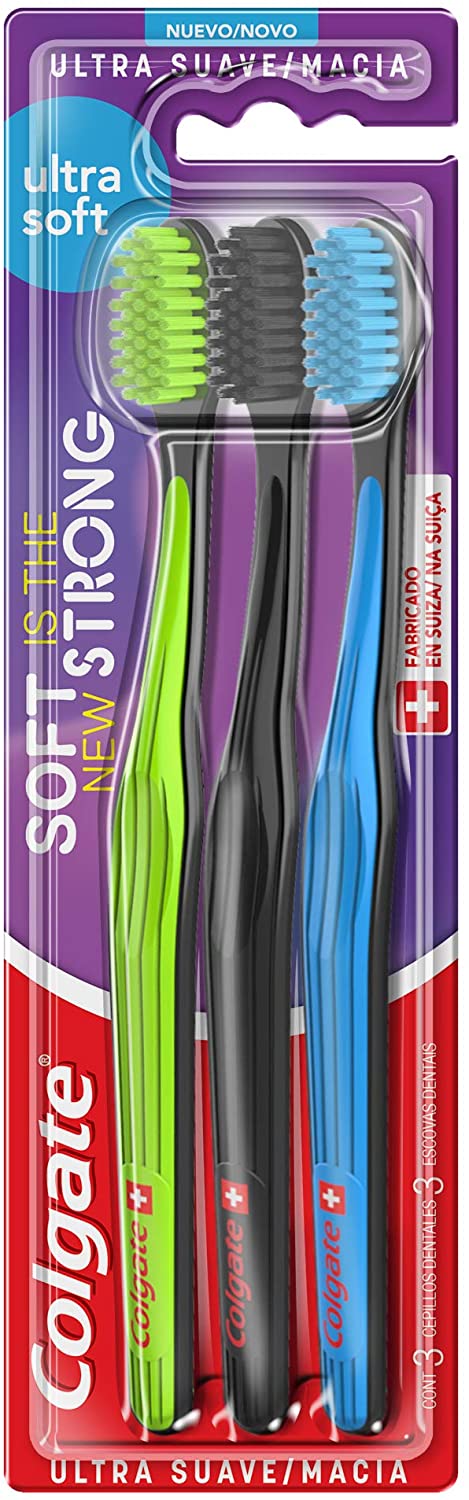 Colgate Escova Dental Colgate Ultra Soft, 3 Unidades