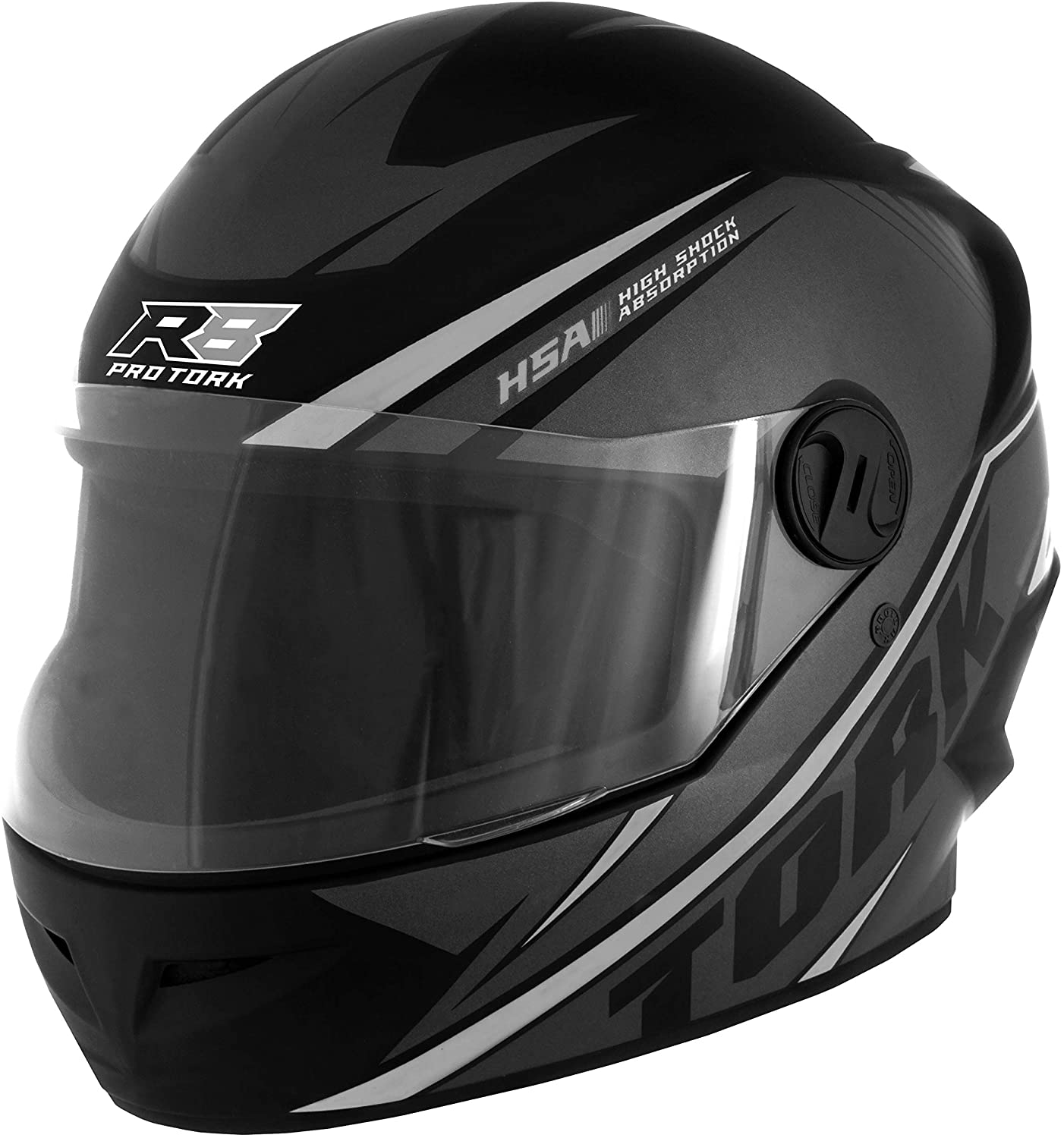 Pro Tork Capacete R8 Fosco 58 Cinza/Prata