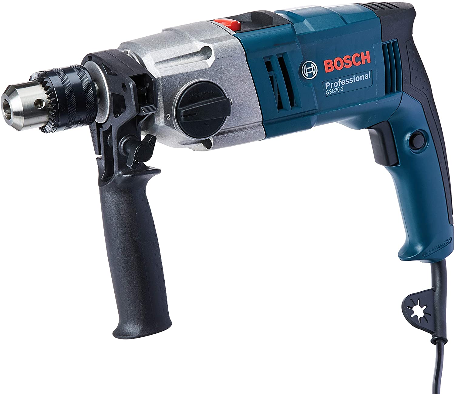 Bosch 06011A20E1-000, Furadeira de Impacto GSB 20-2 220V, Azul