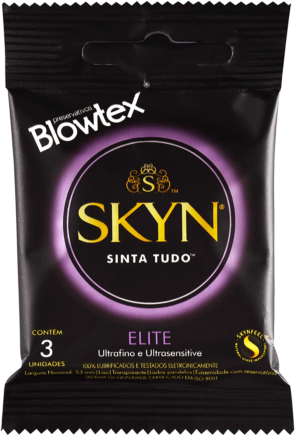 Preservativo Elite com 3 Unidades SKYN