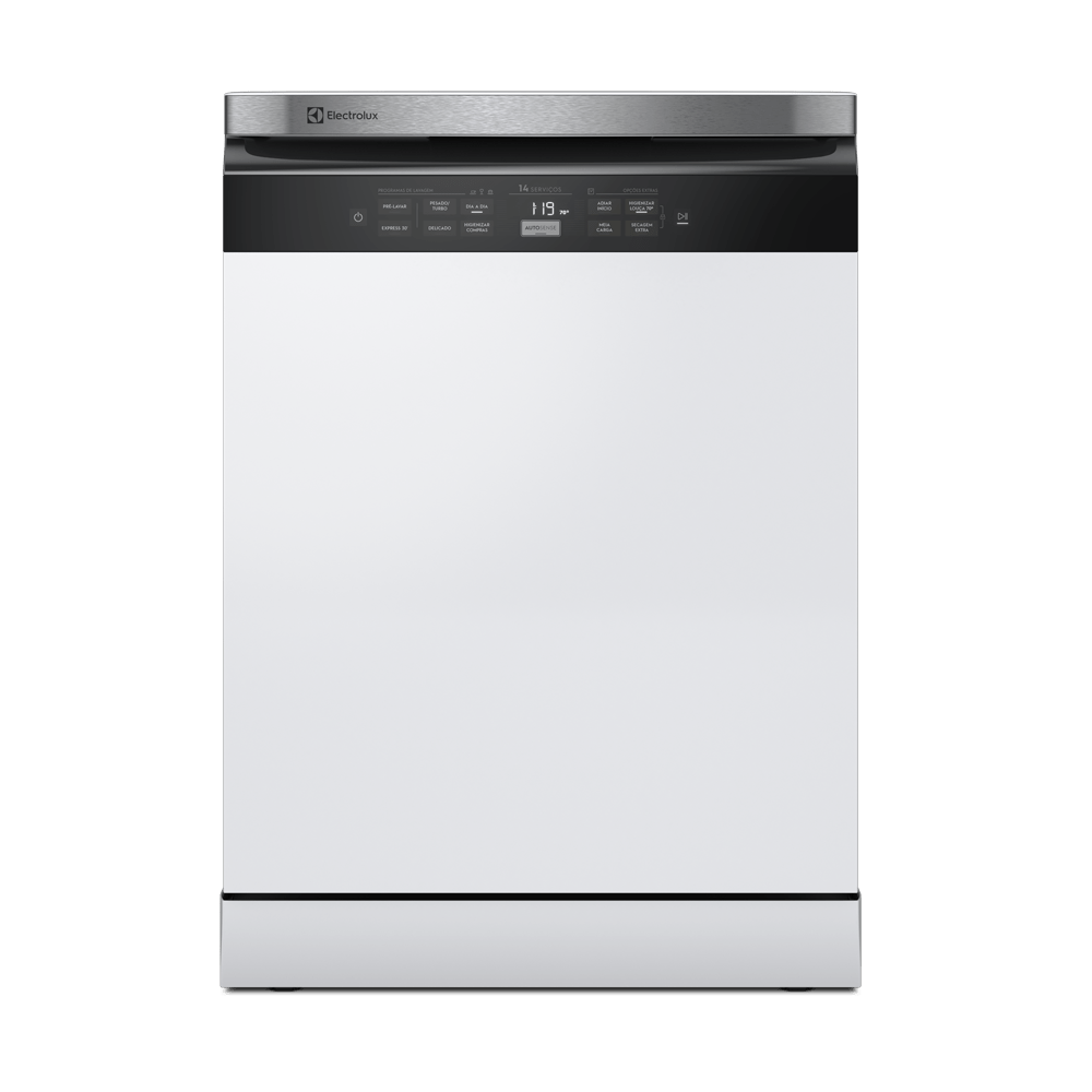 Lava Louças Electrolux 14 Serviços Branca com Função Higienizar Compras (LL14B) - 110V