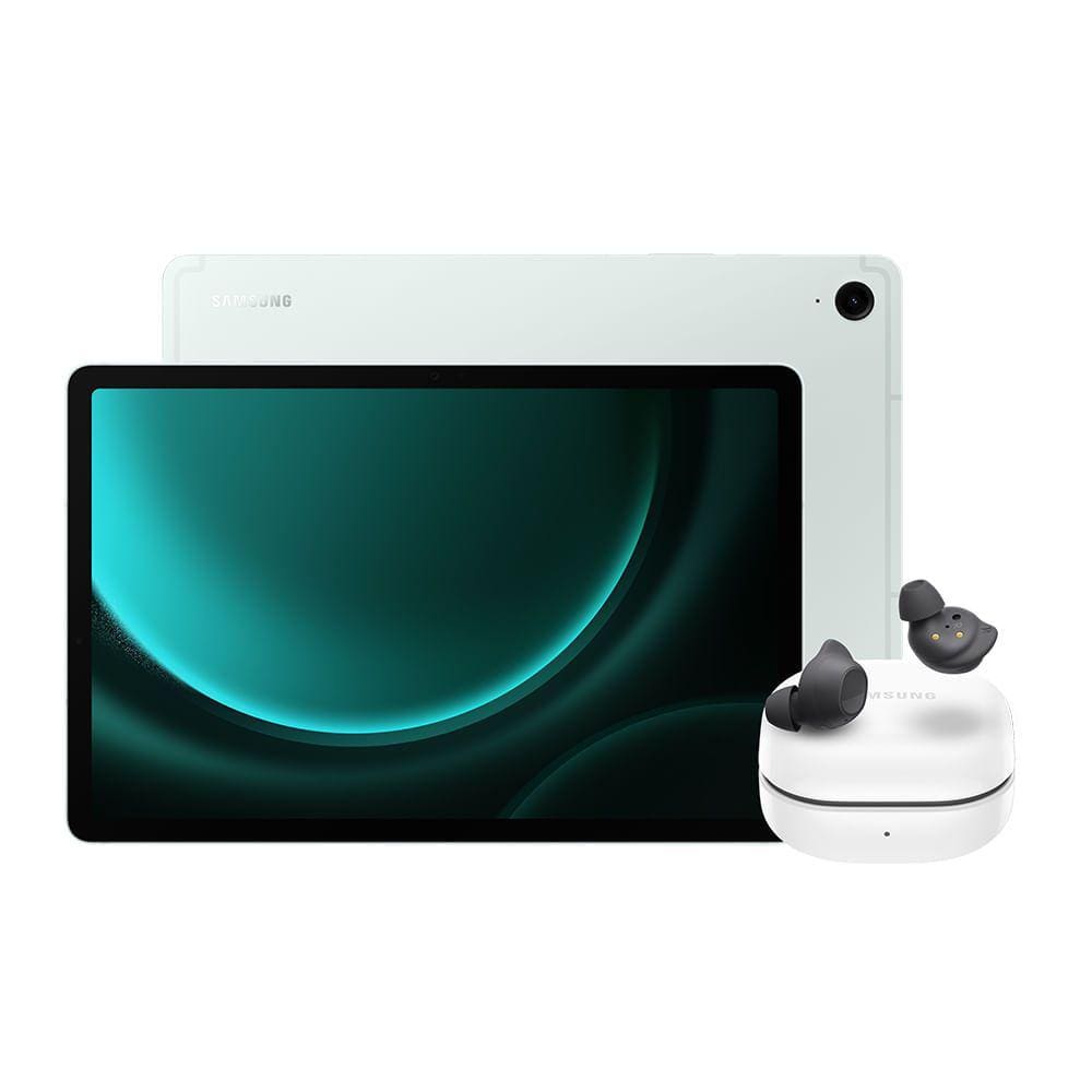 Tab S9 FE+ Wi-Fi (128GB)  - Verde Claro + Galaxy Buds FE - Grafite