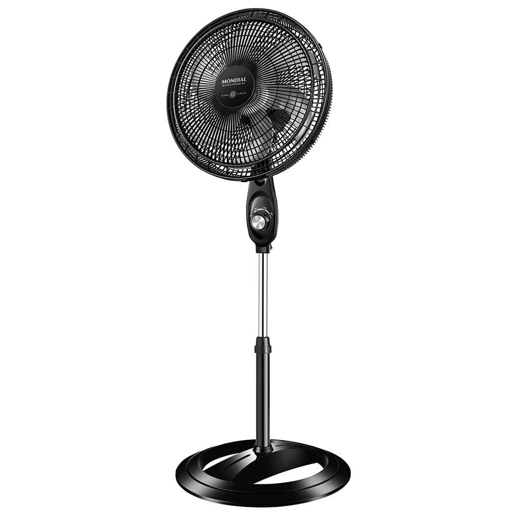 Ventilador de Coluna 40cm Mondial Super Power VSP40C 6 Pás 3 Velocidades Preto/Prata