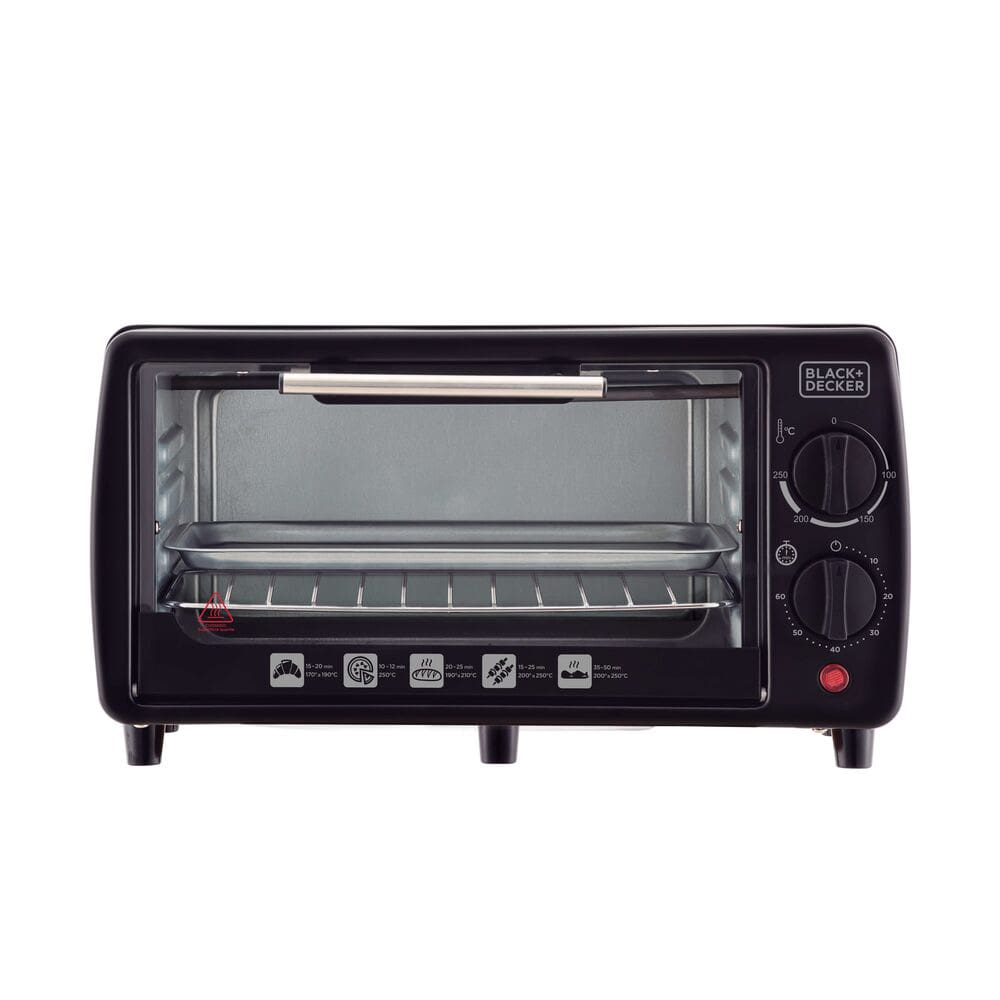 Forno Elétrico Black+Decker FT9 Bake Chef Mini, Timer 60 minutos, 9 litros, 800W, Preto