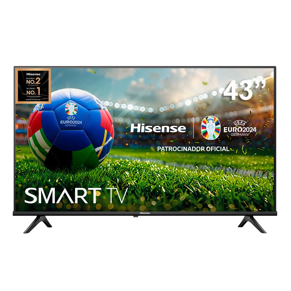 Smart TV 43" Hisense Full HD DLED A4N com Wi-Fi Bluetooth USB e HDMI - 43A35HSV