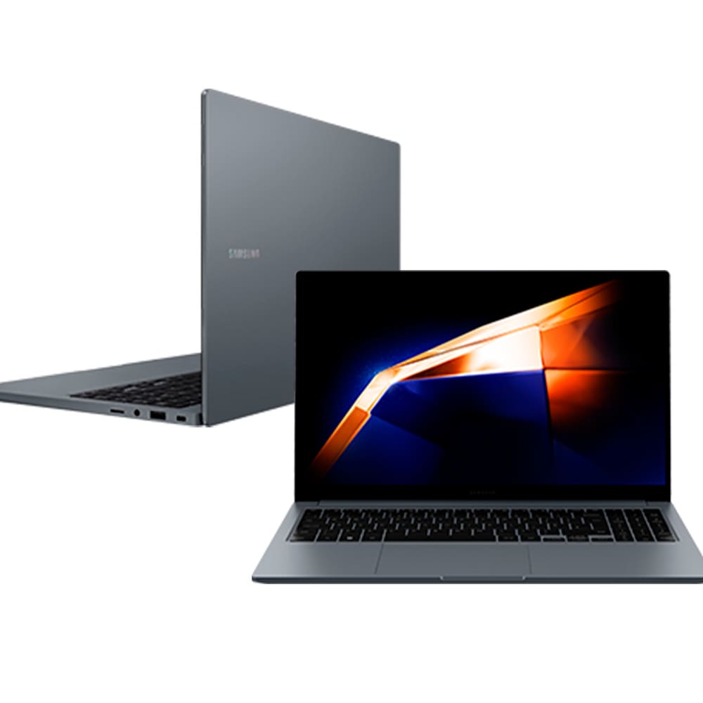 Notebook Samsung Galaxy Book4 Processador Intel Core i3 8GB Ram 256GB SSD Tela 156 Windows 11 Home Grafite - NP750XGJ