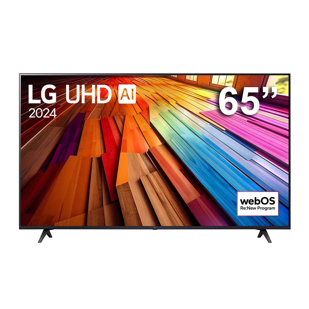 Smart TV 65" 4K UHD LCD LG 65UT8050PSA AI Processor Wi-Fi e Bluetooth 3 HDMI 2 USB