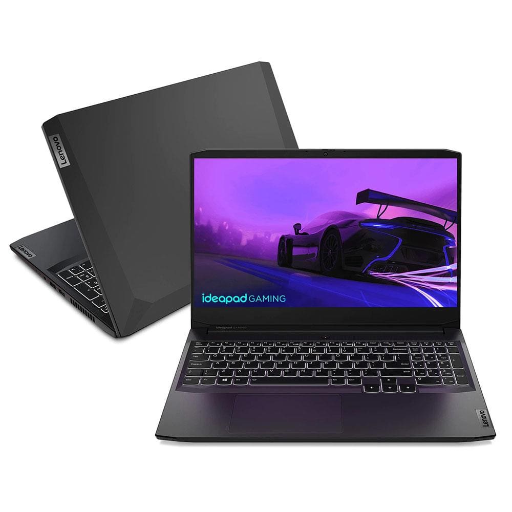 Notebook Gamer Lenovo IdeaPad Gaming 3i com Intel Core i5, 8GB, 512GB SSD, Tela Full HD 15,6", Windows 11 e NVIDIA GeForce GTX 1650 - 82MG0009BR