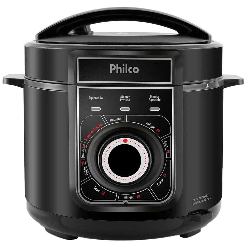 Panela de Pressão Multifuncional Philco 5L Inox - PPP02