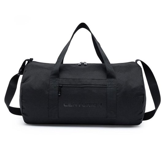 Mala Academia Centurion Bolsa Transversal Treino Viagem Reforçada - Preto