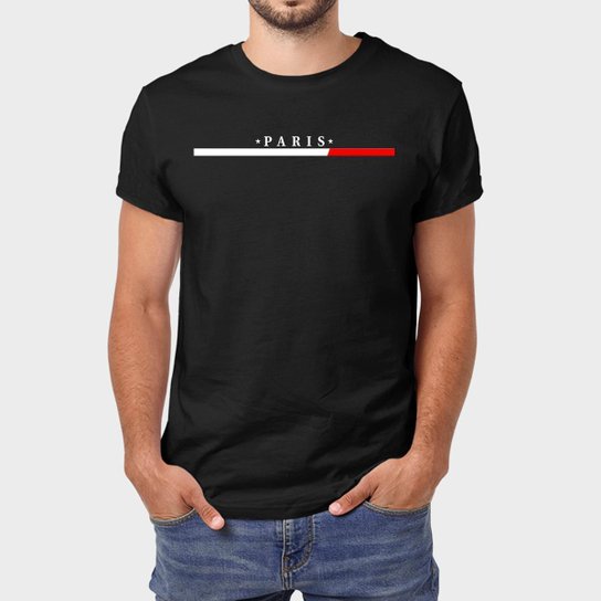 Camiseta Algodão Paris Premium - Masculina