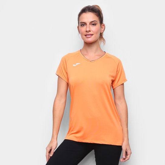 Camiseta Joma Running Feminina - Laranja