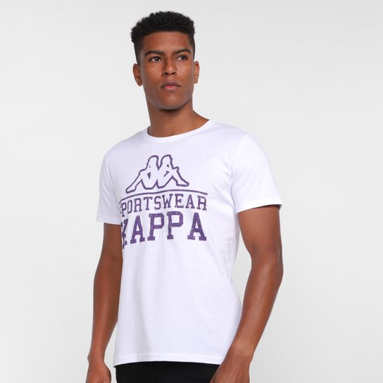 Camiseta Kappa Sportswear Masculina - Branco