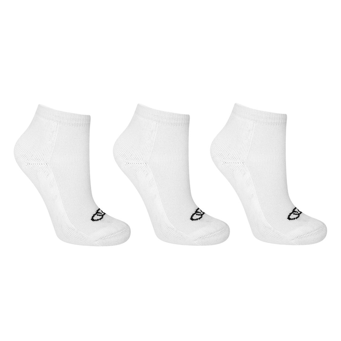 Kit Meia Infantil Olympikus Cano Curto - 3 Pares - Branco