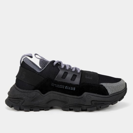 Tênis Ellus Trekking Bicolor Masculino - Preto