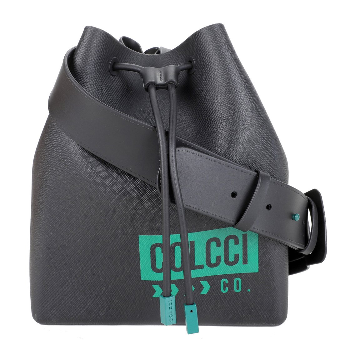 Bolsa Colcci Saco Estampada Feminina (Preto)