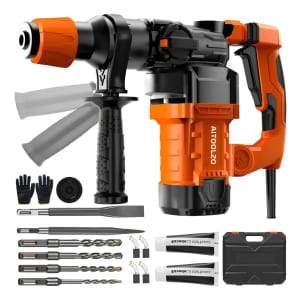 Martelete Rotativo Rompedor Aitoolzo 2200w + Kit Completo Laranja 220v