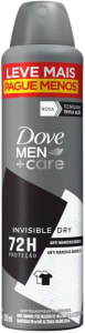 Dove Antitranspirante Aerossol Men + Care Invisible Dry 250 ML, Leve Mais E Pague Menos