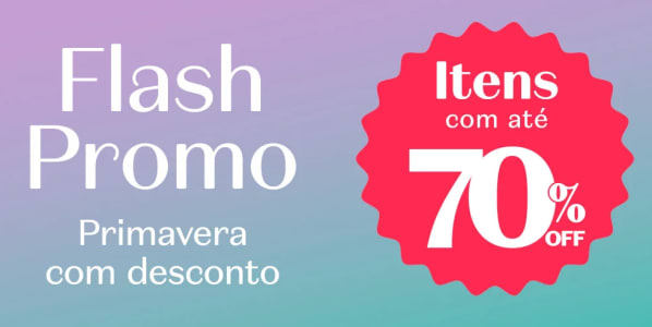 Ganhe até 70% de Desconto em Itens na Flash Promo Boticário