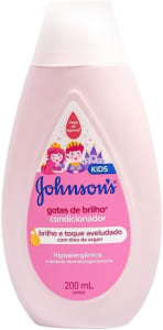 2 Unidades Condicionador Johnson's Baby Infantil Gotas De Brilho - 200ml