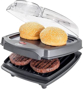 Grill Elétrico Oster Burguer 2 em 1 com Estufa 110V 1200W - OGRL500