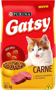 Ração Gatos Adultos GATSY Carne 10,1kg
