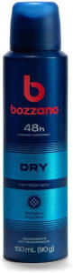 2 Unidades Desodorante Aerossol Antitranspirante Masculino Bozzano Dry 150ml