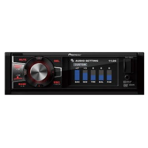 DVD Player Automotivo Pioneer DVH-7880AV 1 Din 3 Pol USB AUX MP3 CD WMA AM FM RCA Controle