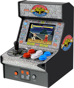 Cabine Portatil Retrô Colecionavel Street Fighter II Champion Edition Micro Player