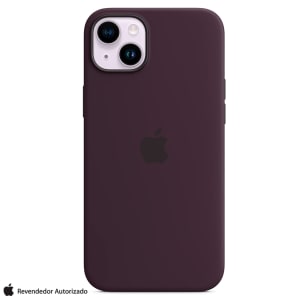 Capa Para IPhone 14 Plus Com MagSafe Em Silicone Roxo-Silvestre - Apple - MPT93ZE/A