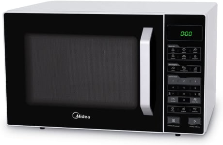 Forno Micro-ondas 35L Branco e Preto Midea 220V MXSA35P2