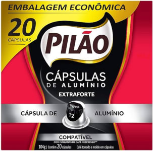 Café Pilão Cápsula Extraforte - 20 unidades - 104 gramas